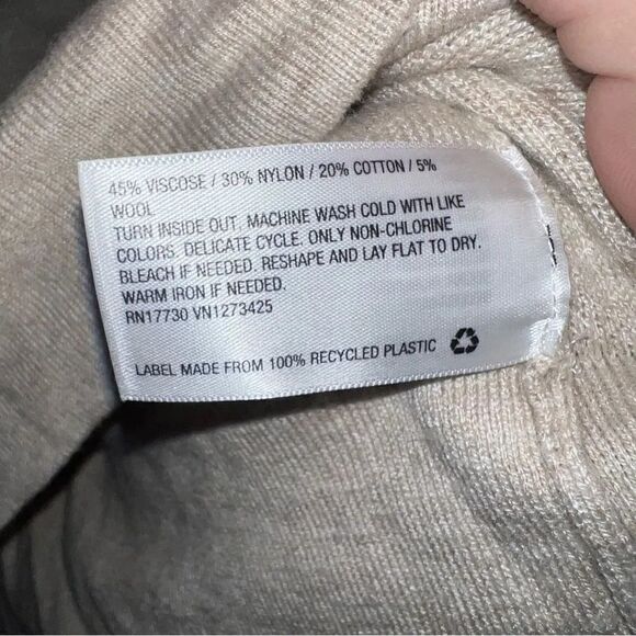 Universal Thread Tan Cowl Neck Pullover Sweater Size Small - Picture 8 of 10